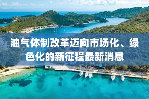油氣體制改革邁向市場(chǎng)化、綠色化的新征程最新消息
