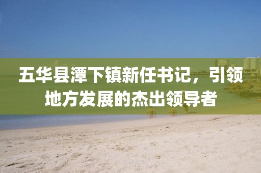 五華縣潭下鎮(zhèn)新任書記，引領地方發(fā)展的杰出領導者